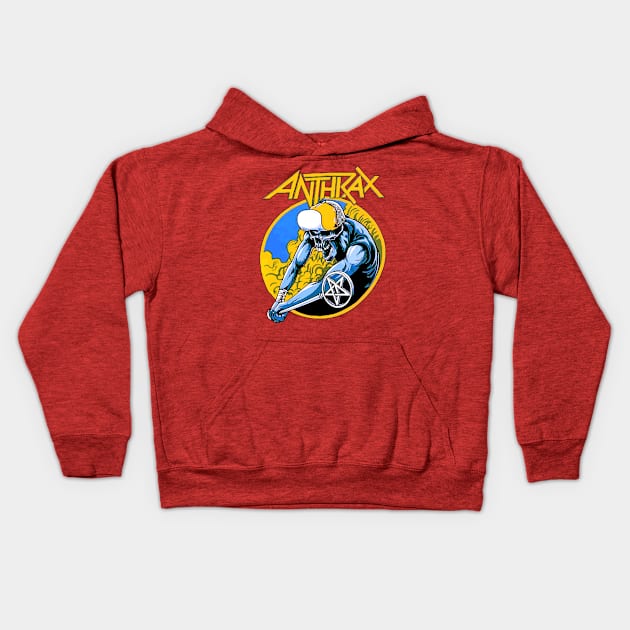 Anthrax Kids Hoodie by CosmicAngerDesign